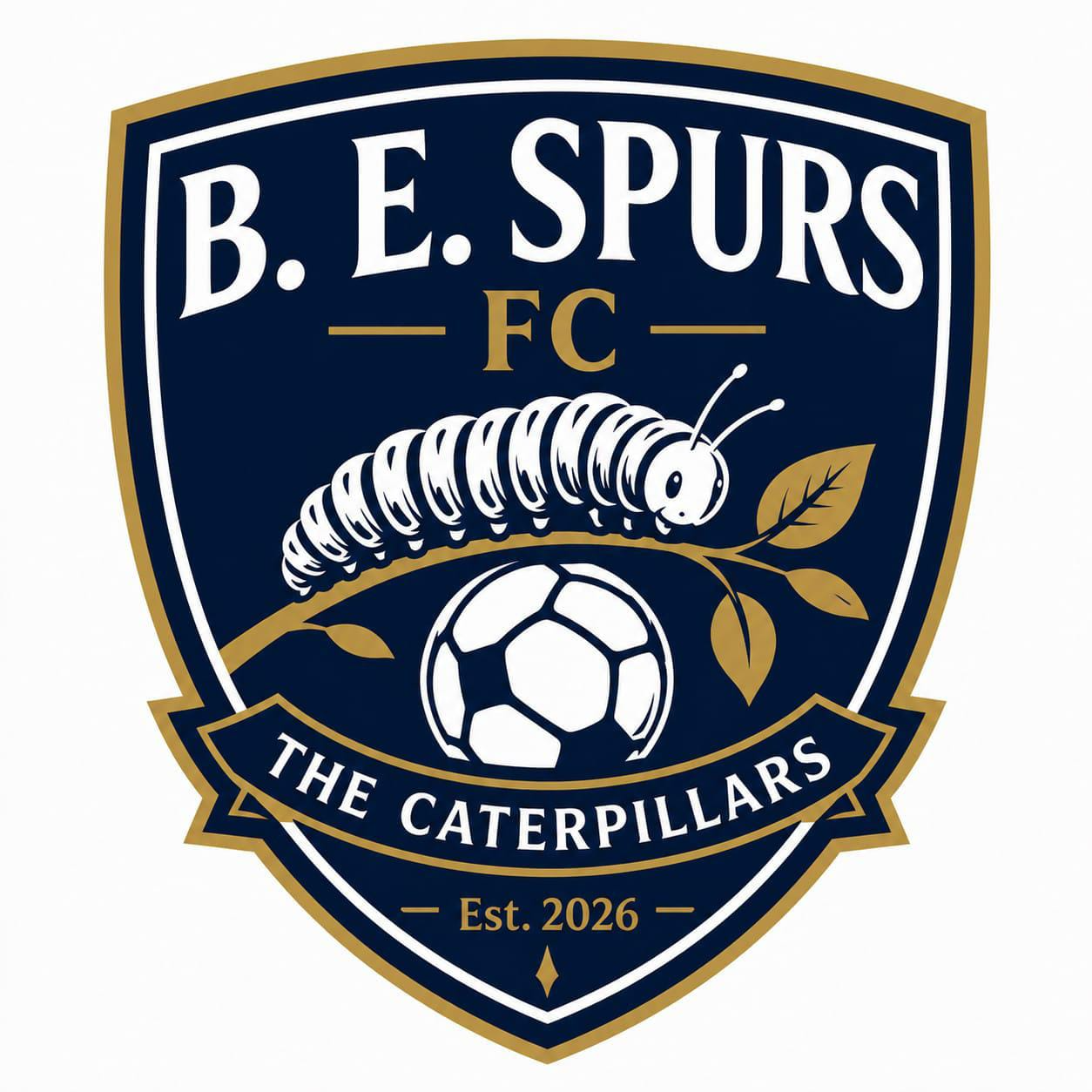 B E Spurs FC logo