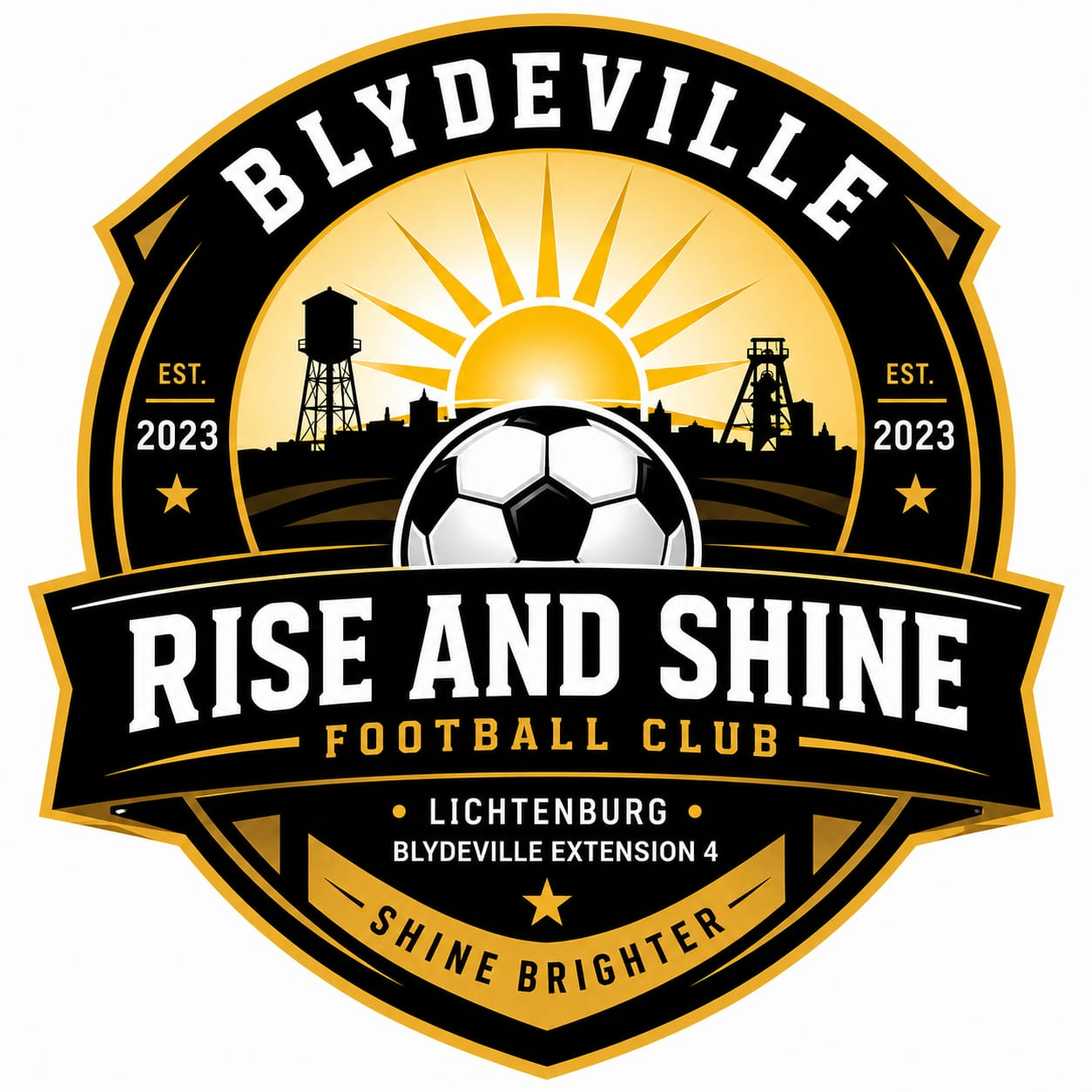 Blydeville Rise And Shine FC logo