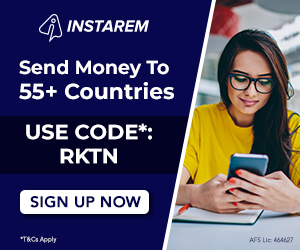 Save On Overseas Money Transfers | Use Code*: RKTN | Sign Up Now *T&Cs Apply