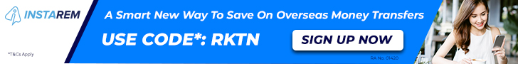 Save On Overseas Money Transfers | Use Code*: RKTN | Sign Up Now *T&Cs Apply