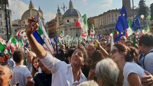 Risultati immagini per manifestazione pd ieri il fatto quotidiano