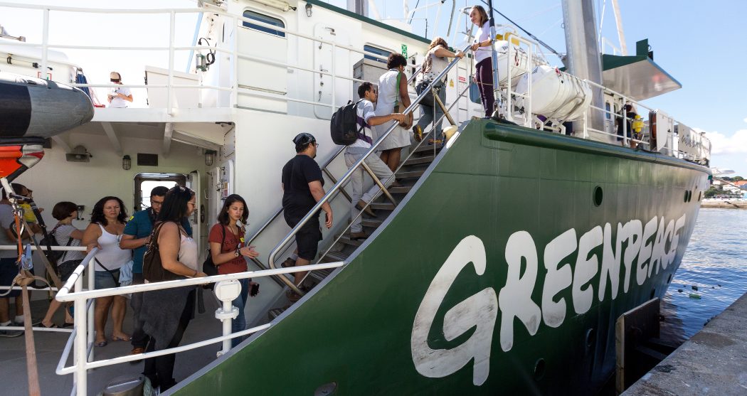 Greenpeace ship