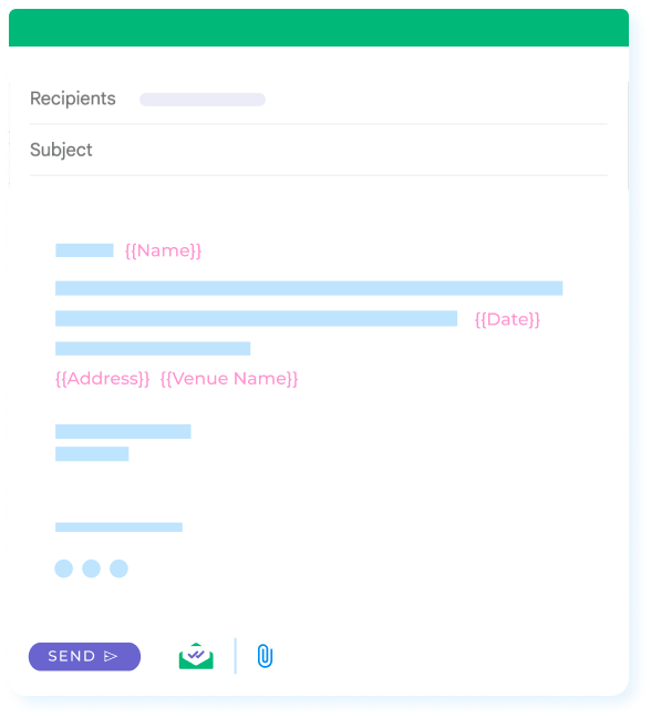 Create a template in Gmail with personalized merge fields