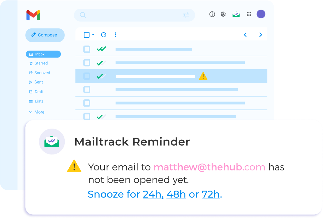 Automatic Real-Time Alerts for Follow-Ups