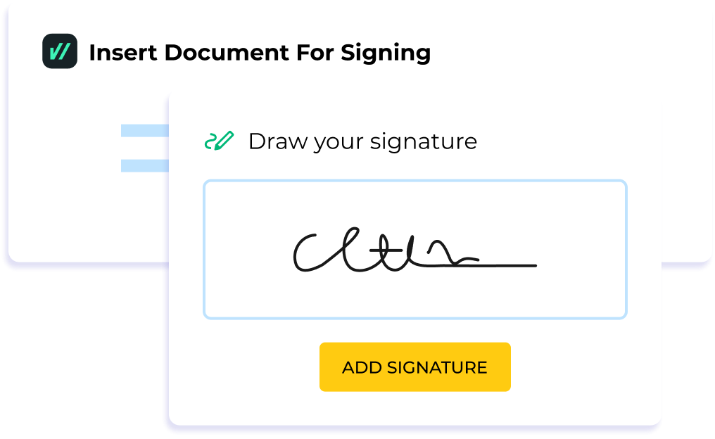 Signature request