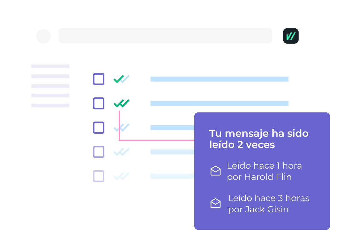 Email tracker ilimitado (a 1 o varios destinatarios)