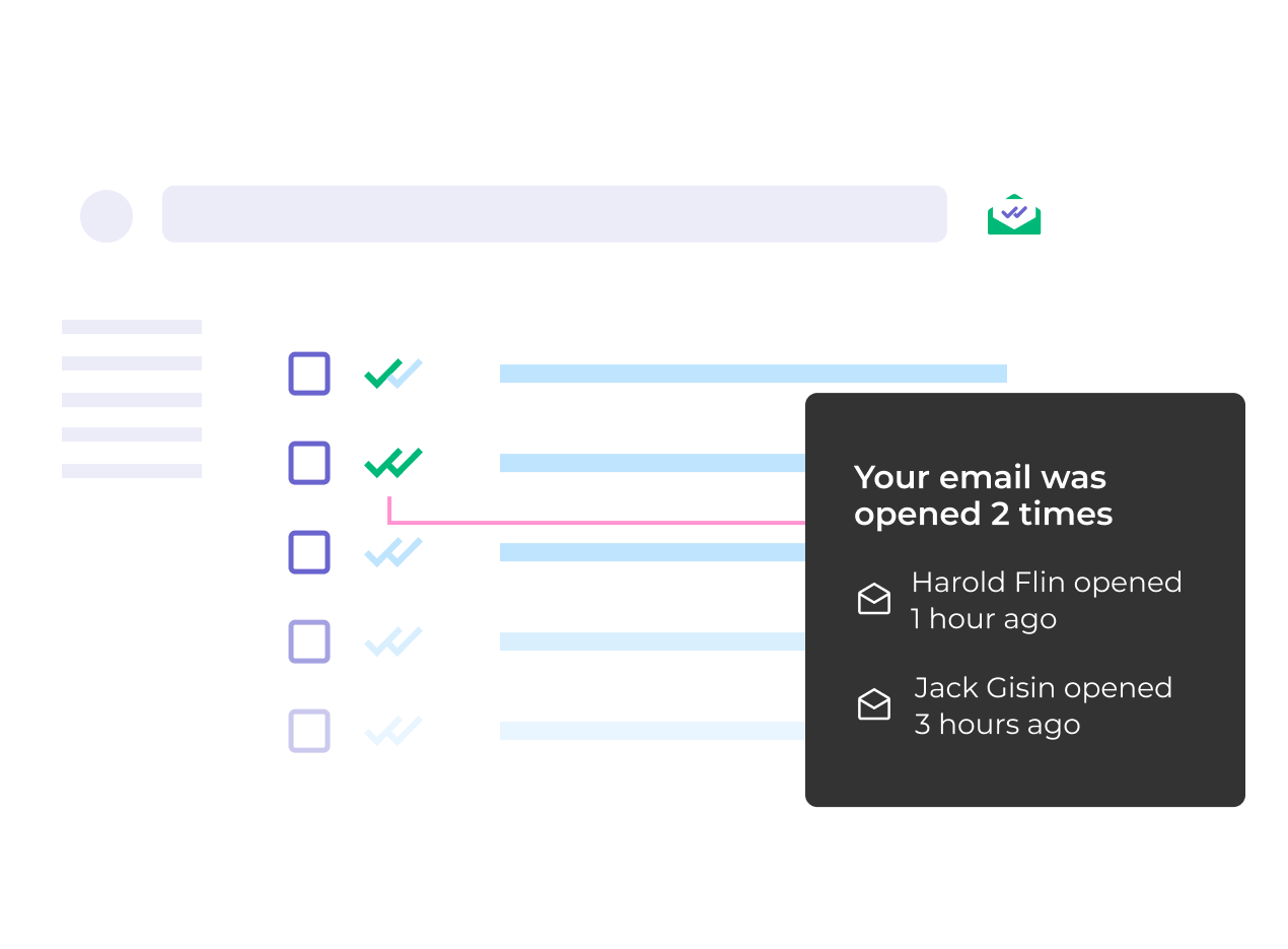 Darmowy i nieograniczony email tracker.