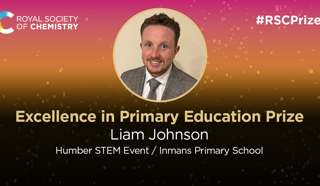 Mr Johnson has won the Royal Society of Chemistry – Excellence in Primary Education Prize.