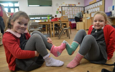 Odd Socks Day with EYFS