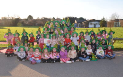 EYFS Tinsel Tree Trot for Dove House Hospice