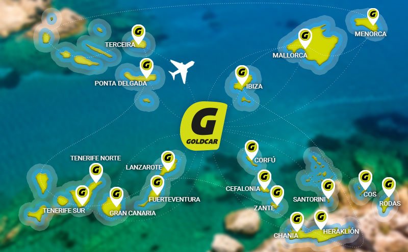 alquiler coches islas