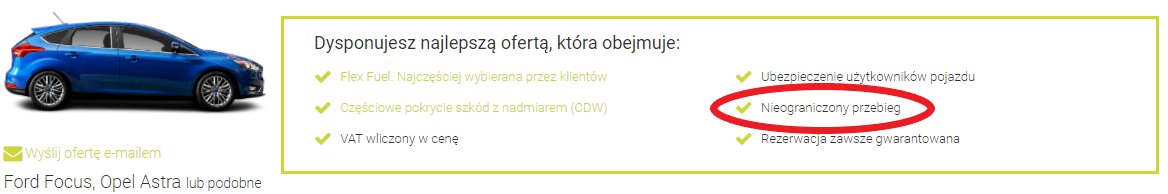 Nieograniczony kilometraż