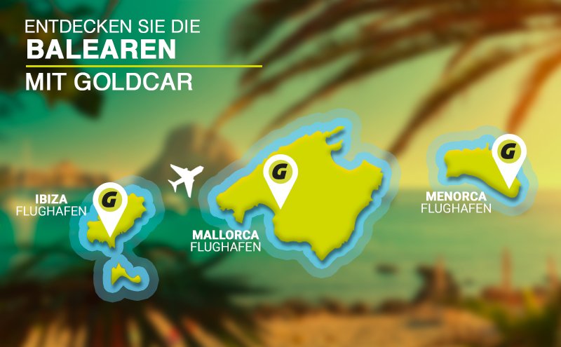 Mietwagen auf den  Balearen
