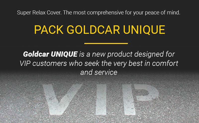 car hire goldcar unique