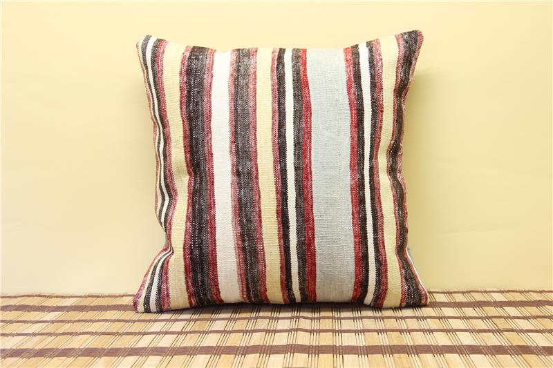Cushions Accessories Oriental Kilim Pillow Cover 16x16 Inches 51300