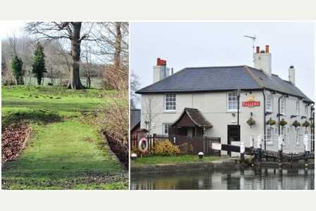 Grove-Lock-pub-and-the-site-of-Gannock-Hill
