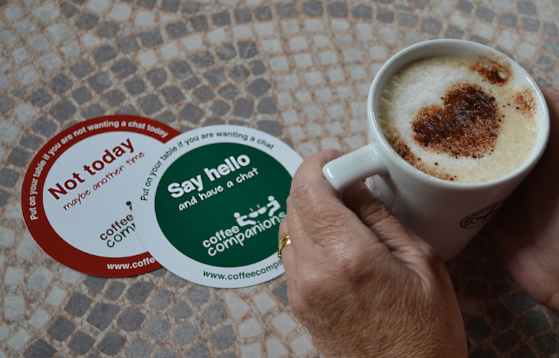 Chat Mats help lonely people find a coffee companion in Caversham