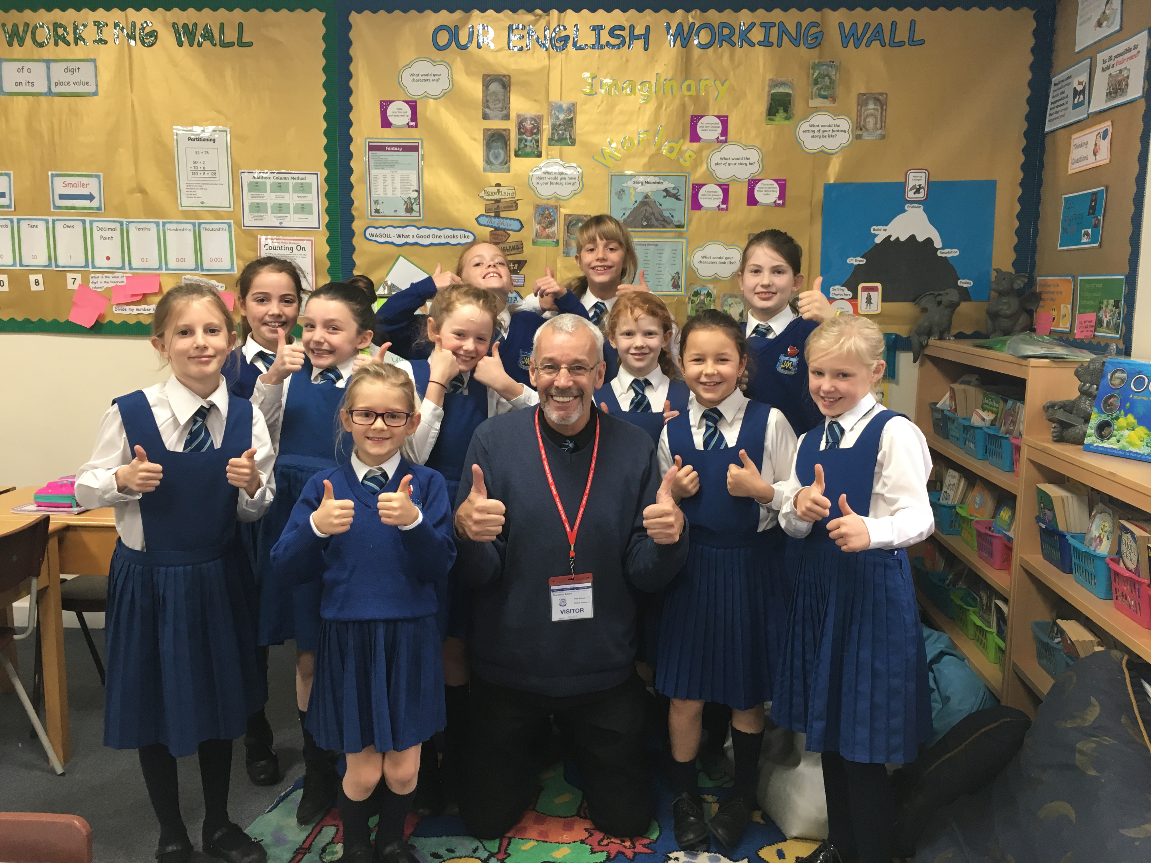 Sunninghill School welcomed a visit from children's author C.S Clifford