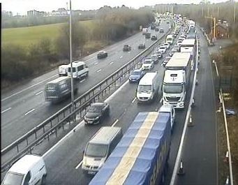 One person injured in M4 crash that caused three hour delays