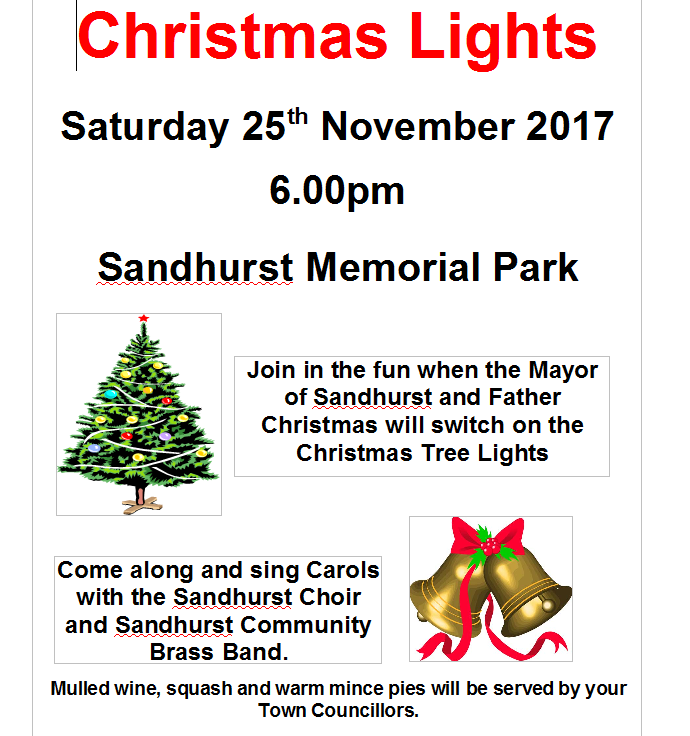 Sandhurst announces Christmas lights event this November