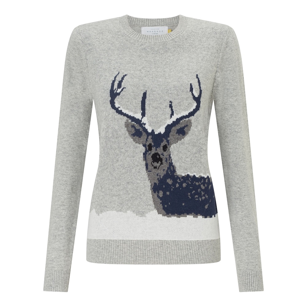 Collection-WEEKEND-by-John-Lewis-Snow-Deer-Xmas-Jumper--Grey----49