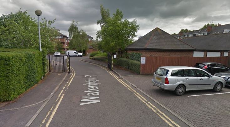 Taxi for disabled people rear ended by vehicle in Reading