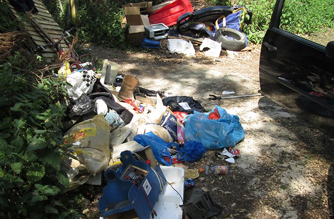 'Stupid and lazy' Lower Earley fly tipper caught after address found in rubbish