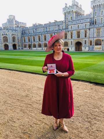 Bracknell charity CEO Katharine Horler receives OBE from the Queen