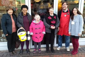 Starbucks recognition for Reading disability charity