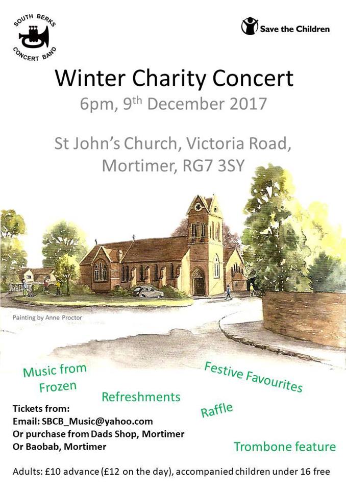 South Berks Concert Band have winter concert in Mortimer Church