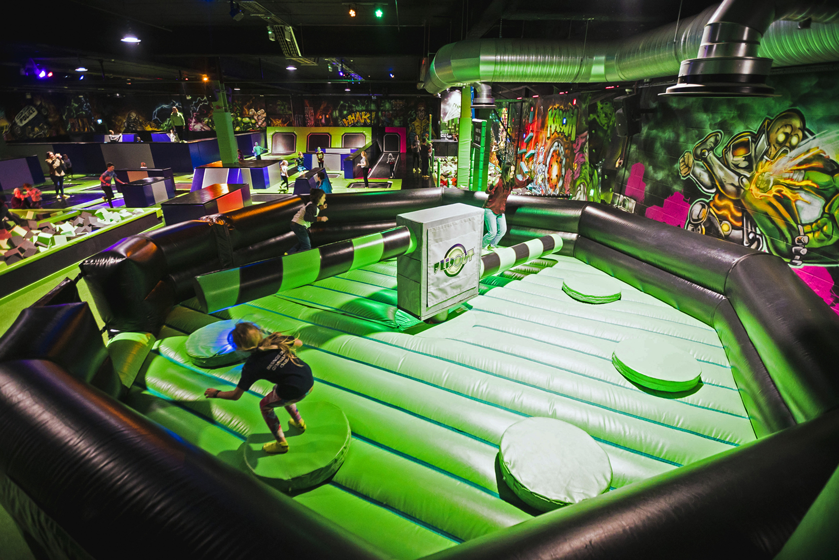 Climb huge towers and scale the walls at new Basingstoke bounce park