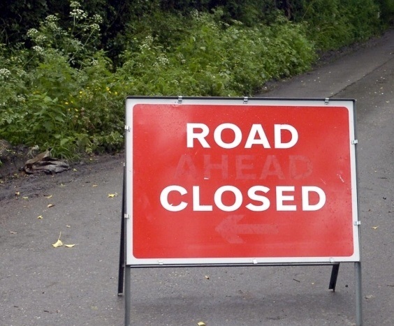 Six week road closure causes delays in Reading