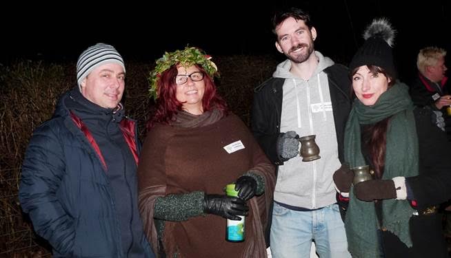 Bracknell apple blessing wards off evil spirits to ensure bumper crop