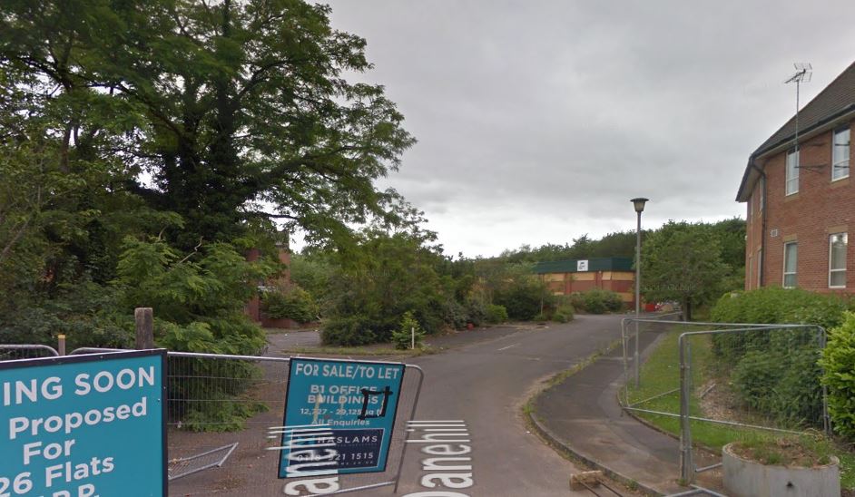 Firefighters battle suspected arson at derelict office in Lower Earley