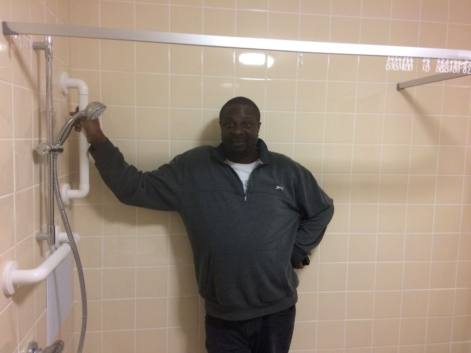Southcote dad furious at 'botch jobs' on disabled child's shower room