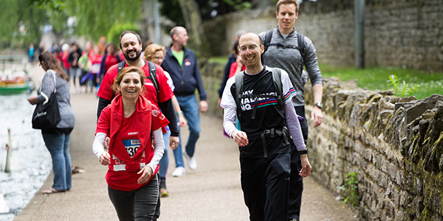 Trek from London to Henley to raise money for the British Heart Foundation