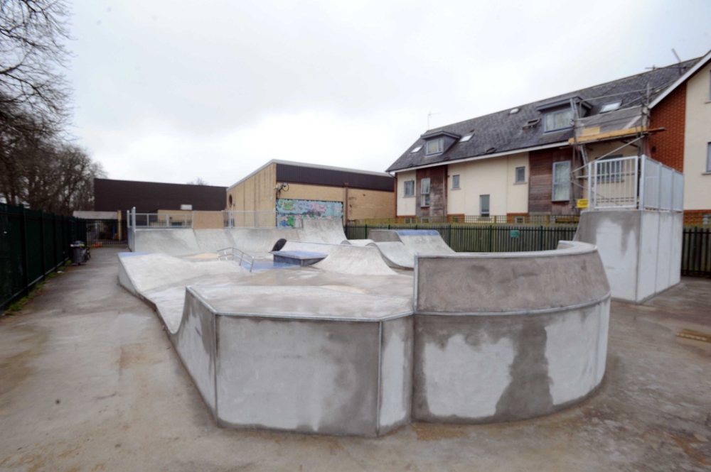 First look at revamped skatepark in Wokingham