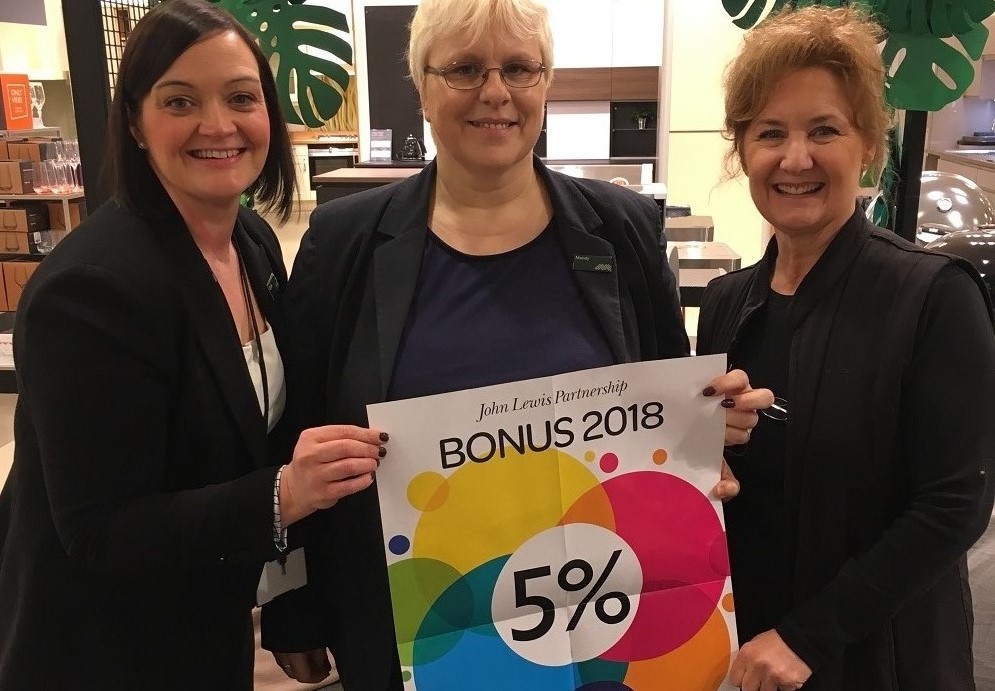 John Lewis staff in Reading reveal company bonus as figure drops for