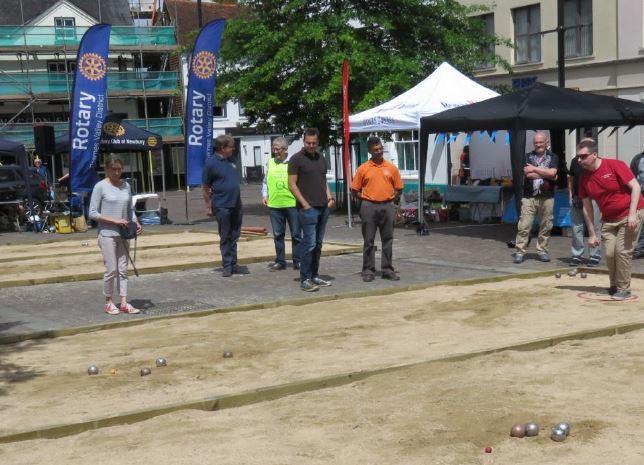 Have a lucky shot and get involved in boules tournament in Newbury