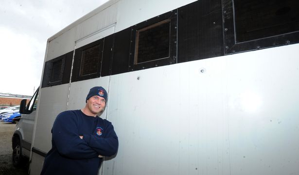 Prison van being converted into mobile washroom for homeless in Reading
