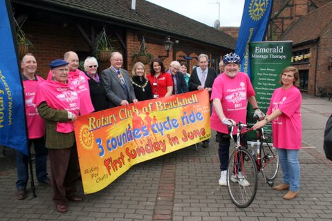 Take part in the Bracknell Three Counties Ride for charity