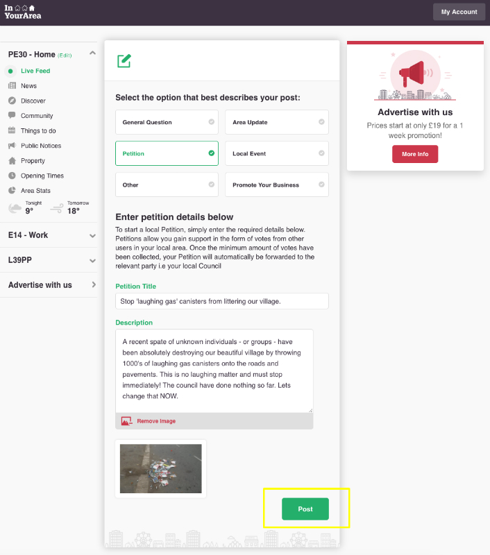 introducing local petitions a guide on how to create your first how to create a petition form
