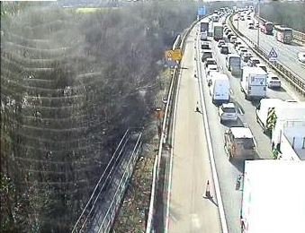 Recap updates as traffic queues on M4 due to crash