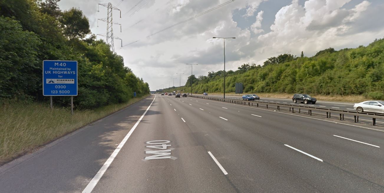 Man dies after M40 crash involving a lorry