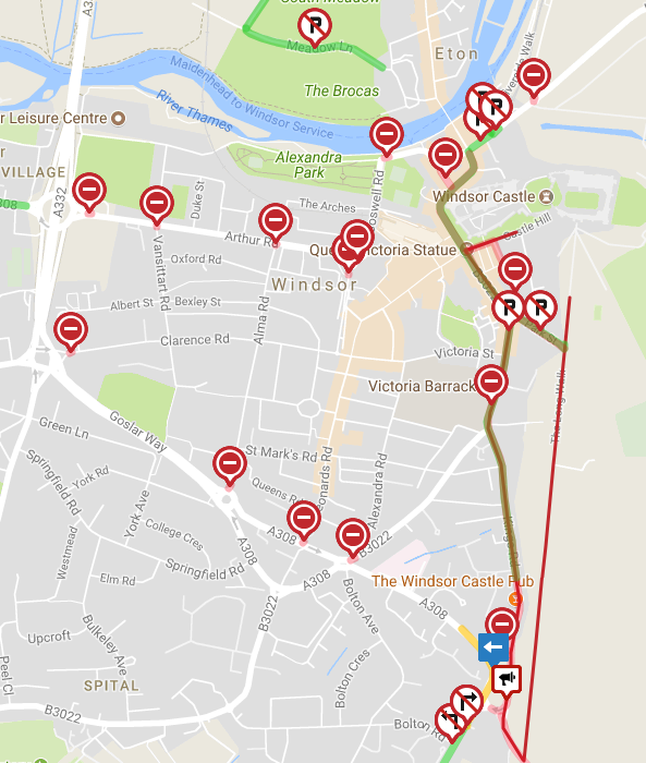 Windsor road closures announced for the Royal wedding getreading