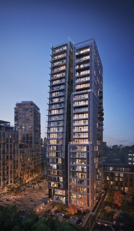 Tallest building launches at London Dock in Wapping