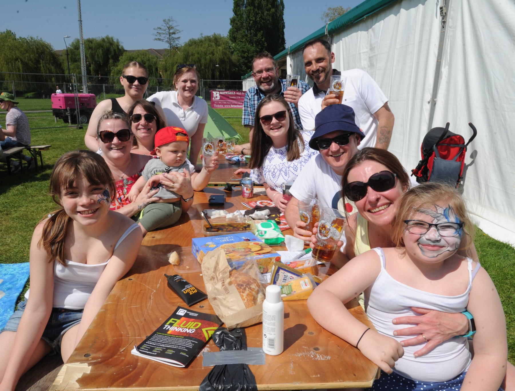 Real ale fans sup drinks in glorious sunshine at final day of Reading Beer and Cider festival