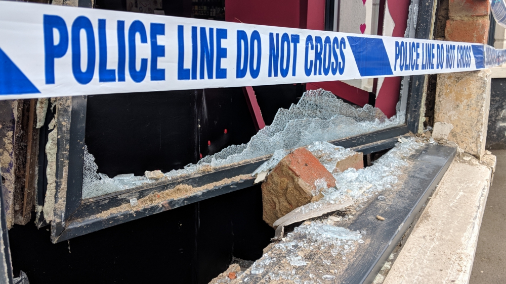 In pictures truck damages Sprinkles Gelato