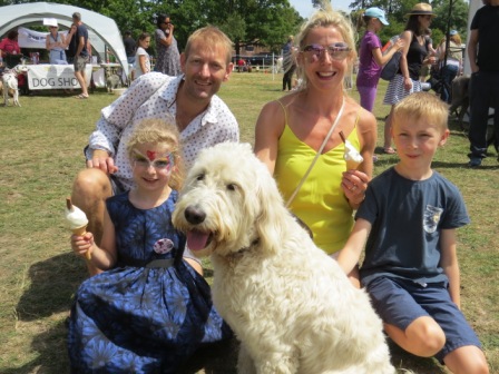 Maypole dancing and hobby horse trials at Hurst Country Show