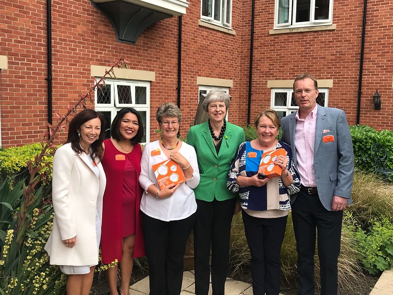 Prime Minister celebrates Carer's Day at Sonning home